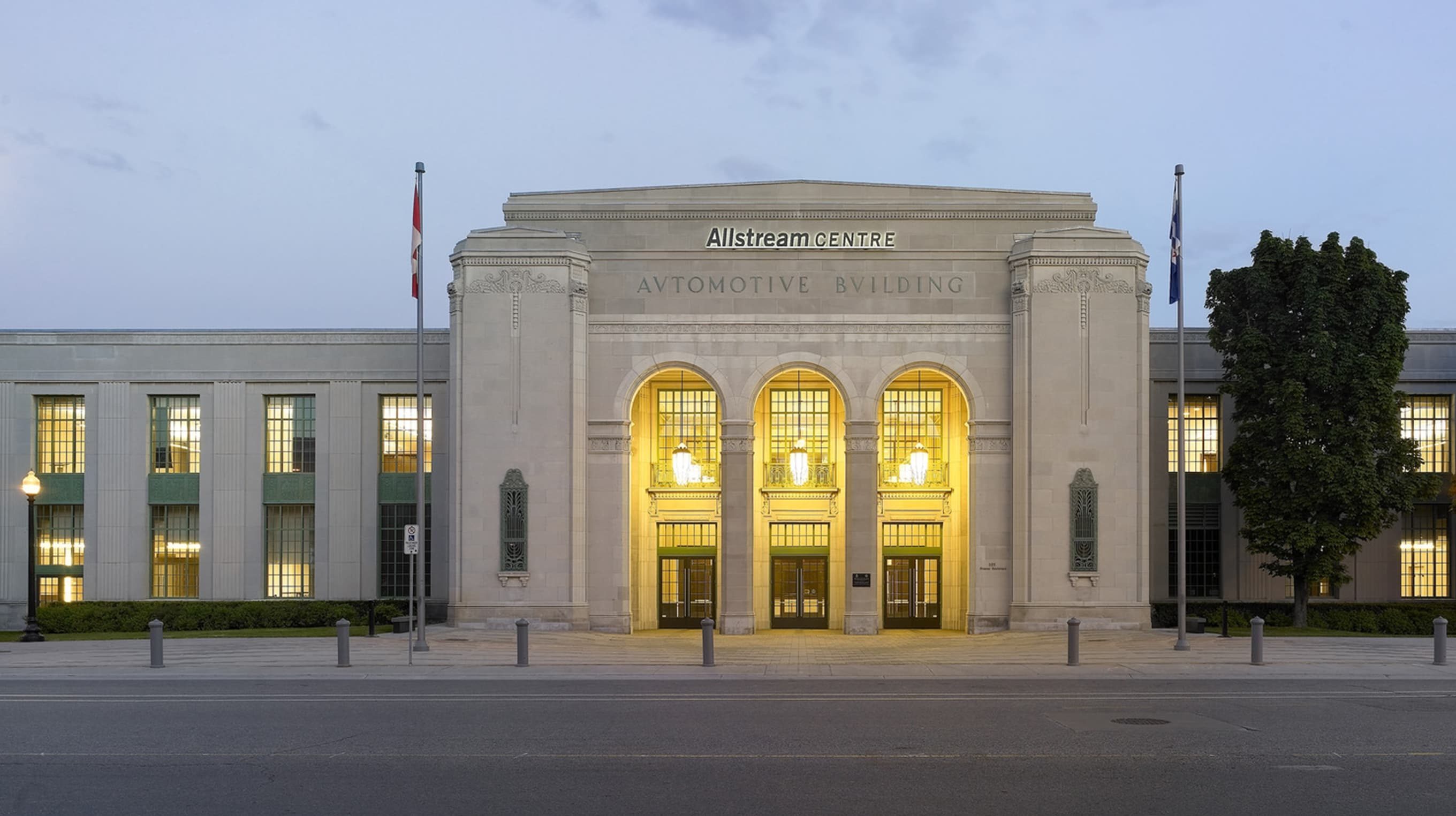Beanfield Centre at ExPlace Art Deco Building Design by NORR