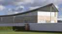 building exterior with lawn at scottish power finnieston substation