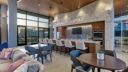 kitchen and seating area in keva flats apartments building