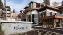 building exterior with sign at maison senior living