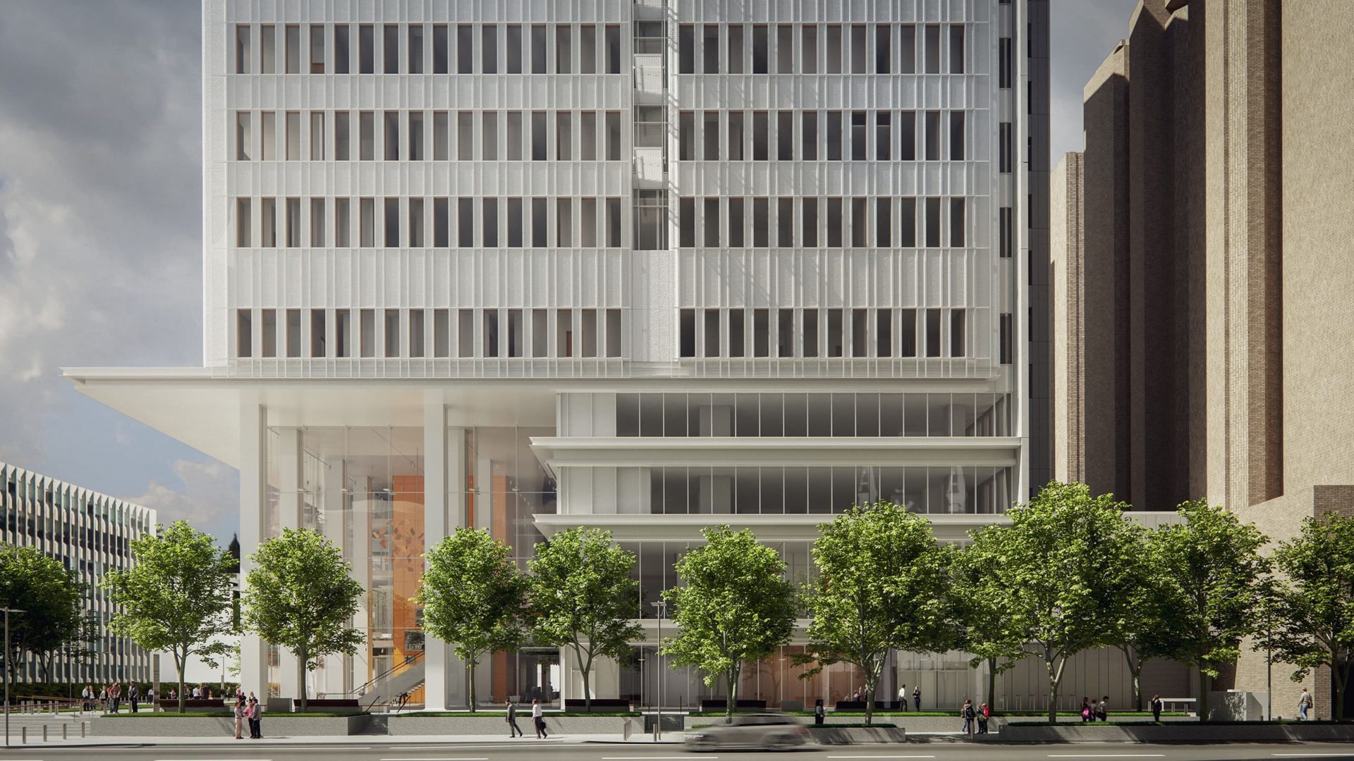 building exterior plan of new toronto courthouse