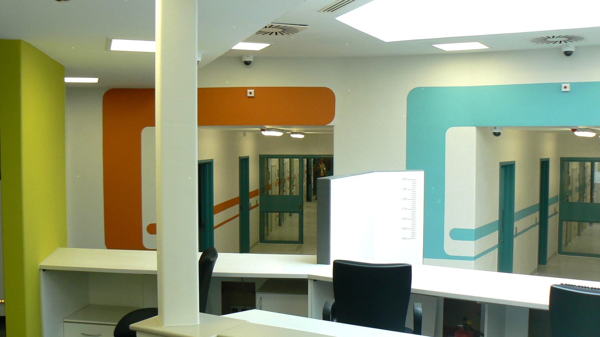 cells and chairs in northampton criminal justice centre