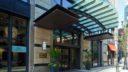 exterior entrance shot of river north rental apartments