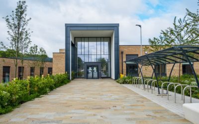 front entrance of brick building royal edinburgh hospital