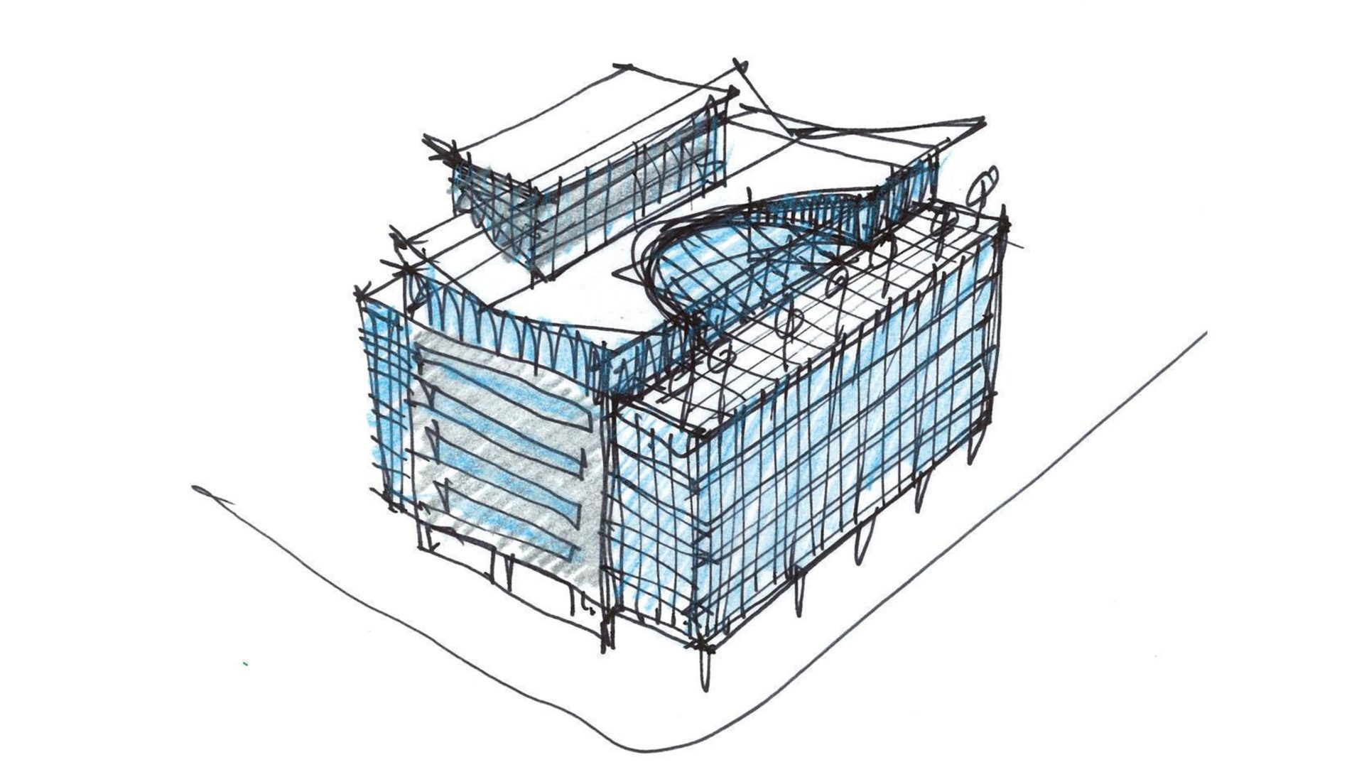 building plan of sas institute canada headquarters