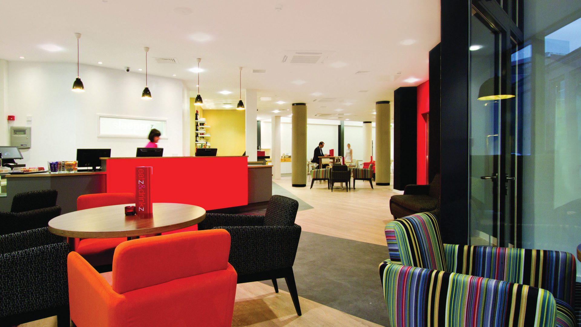 interior image of Sleeperz Hotel Lounge