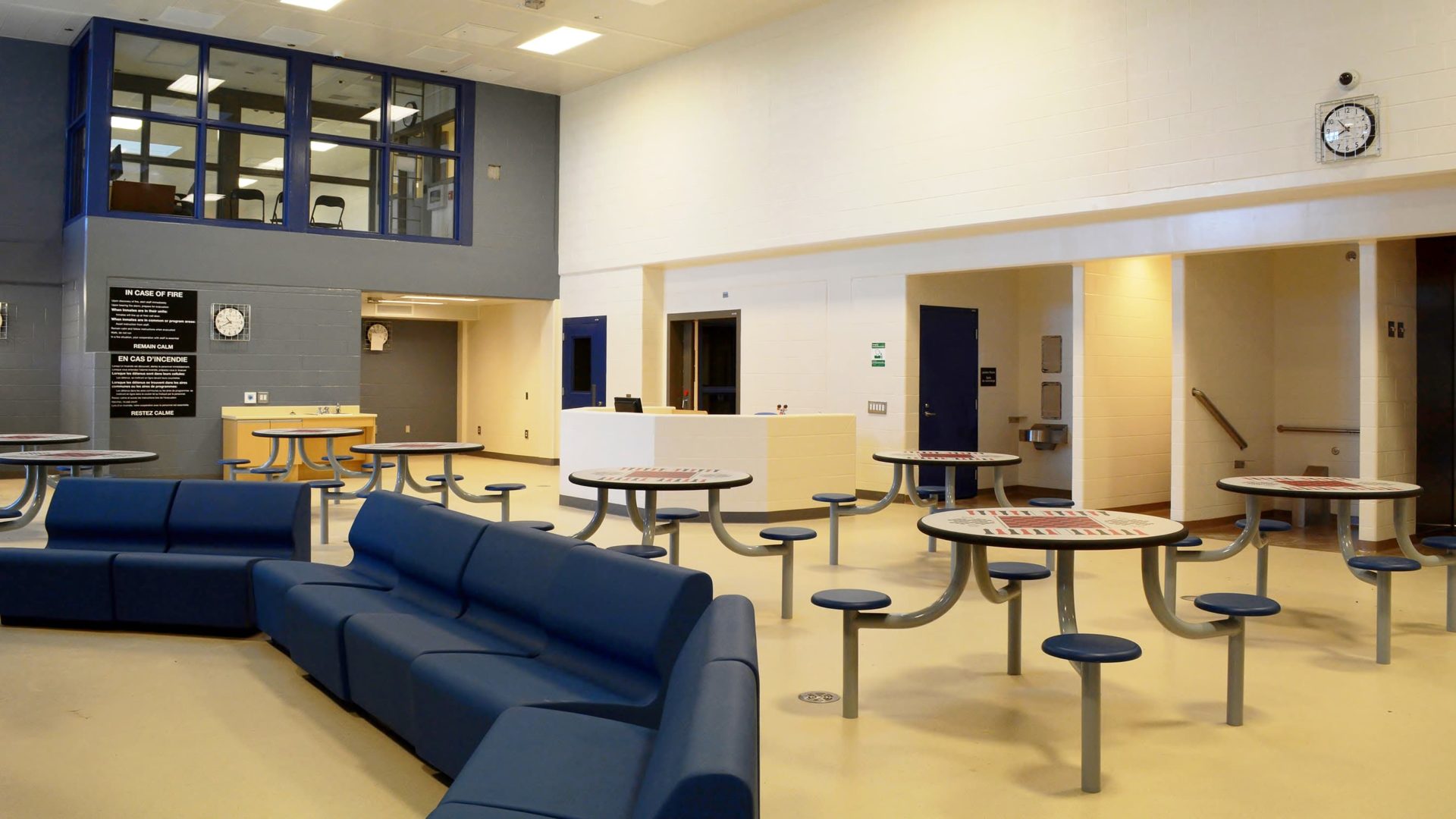 couches tables and chairs at south west detention centre