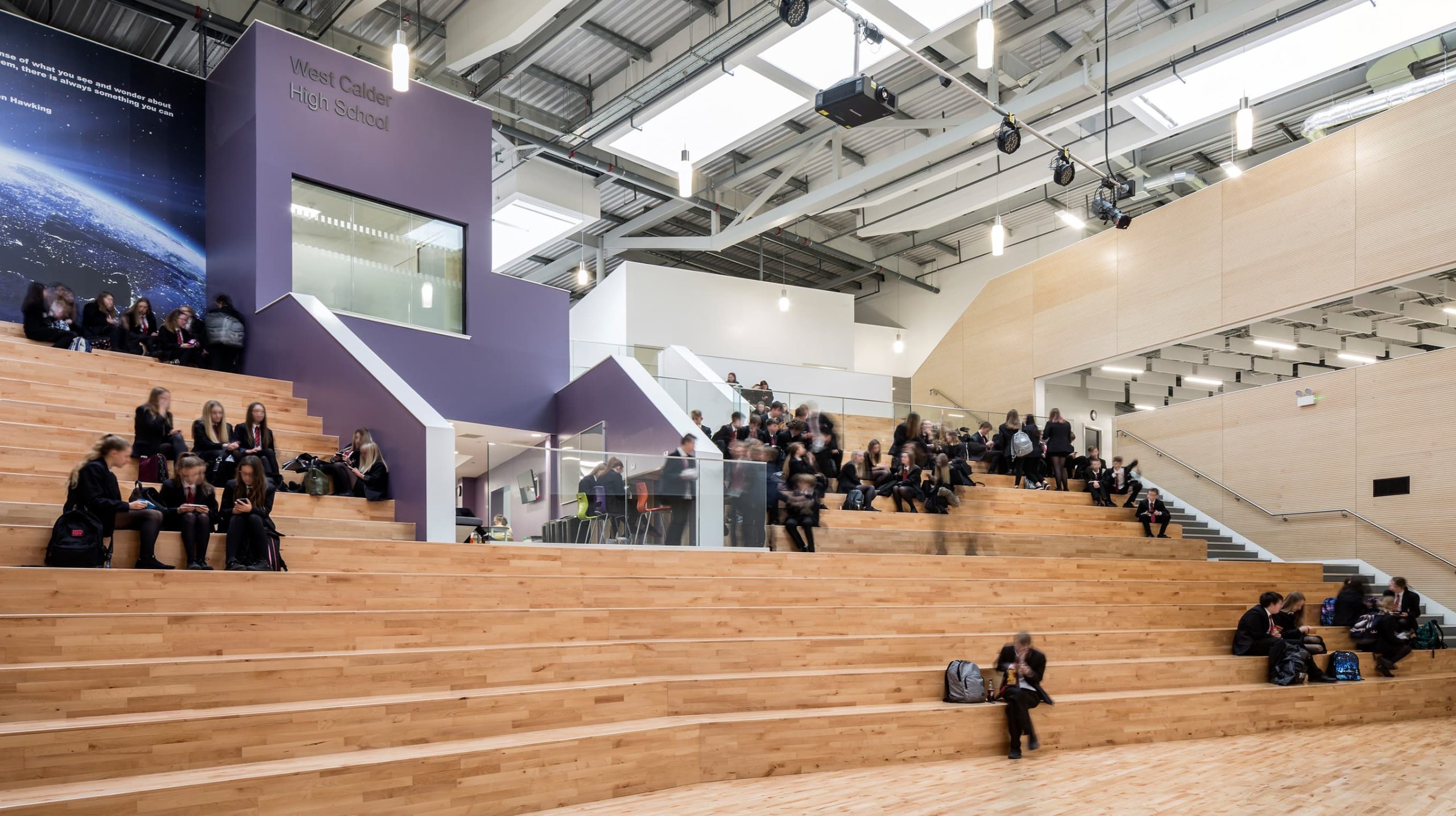 West Calder Modern High School Building Architectural Design