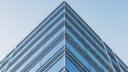 close up of centre 10 building exterior top corner