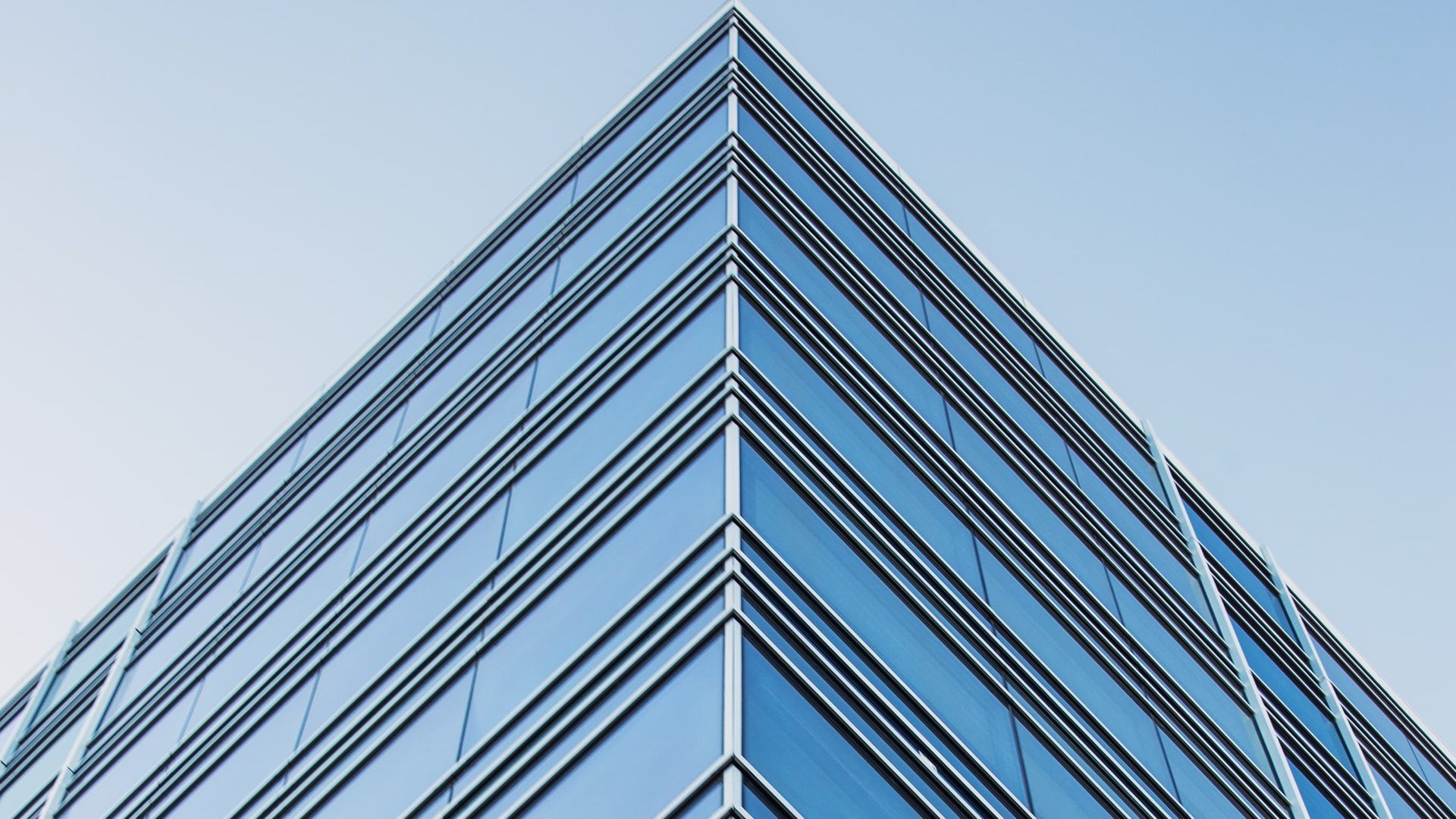 close up of centre 10 building exterior top corner