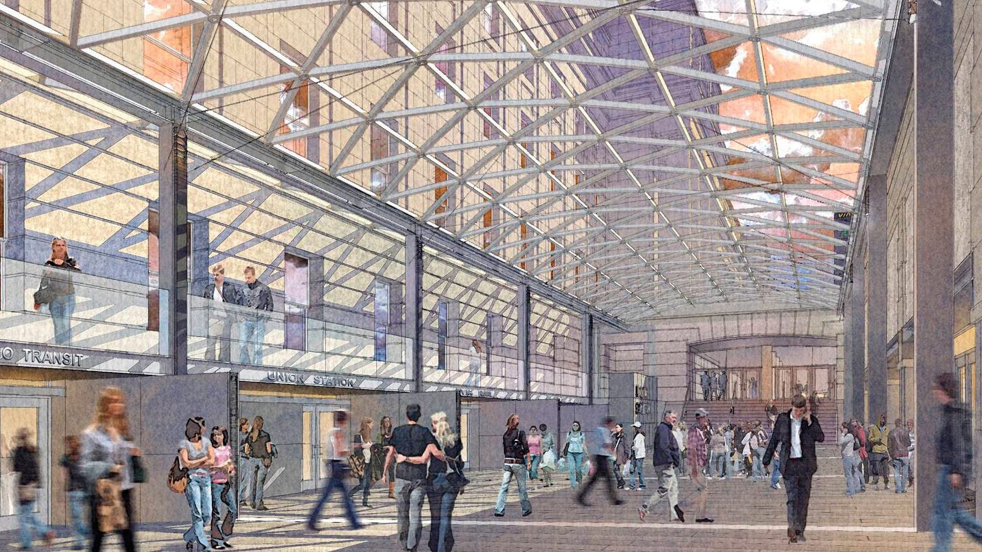 toronto union station interior design plan