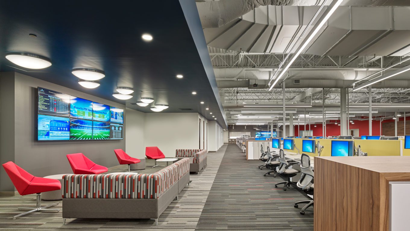 Comcast 24Hour Call Center Renovation of Call Center by NORR