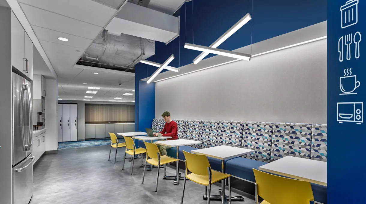 Comcast Cable | Collaborative Workplace Interior Design by NORR