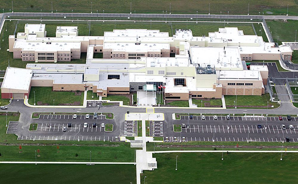 south west detention centre ariel view