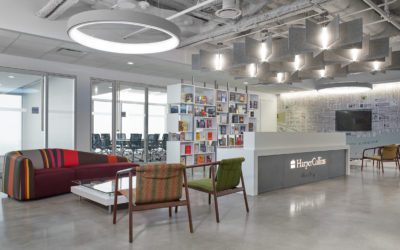 HarperCollins office reception area