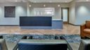 Ocean Health Interior Reception and Waiting Area featuring calm blue interior design