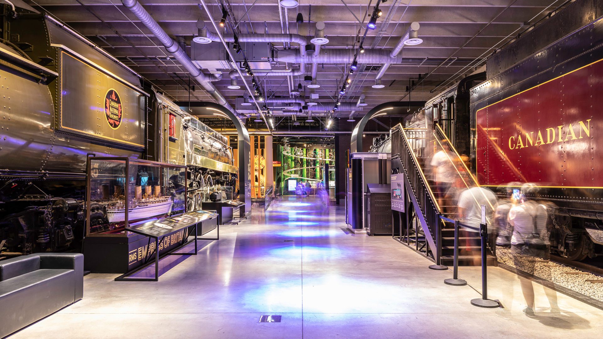 the interior of the canadian science and technology museum in ottawa ontario