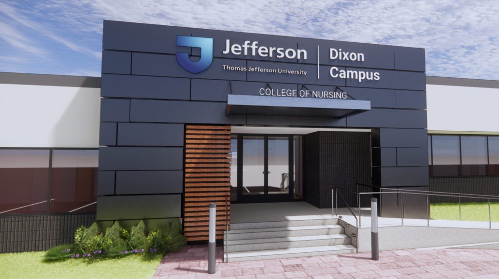 Jefferson Nursing Entrance Exterior