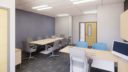 Alliance Progress Charter School Exterior Interior Room Rendering