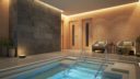 Interior Spa Pool at OPAL Residence Res Care Project