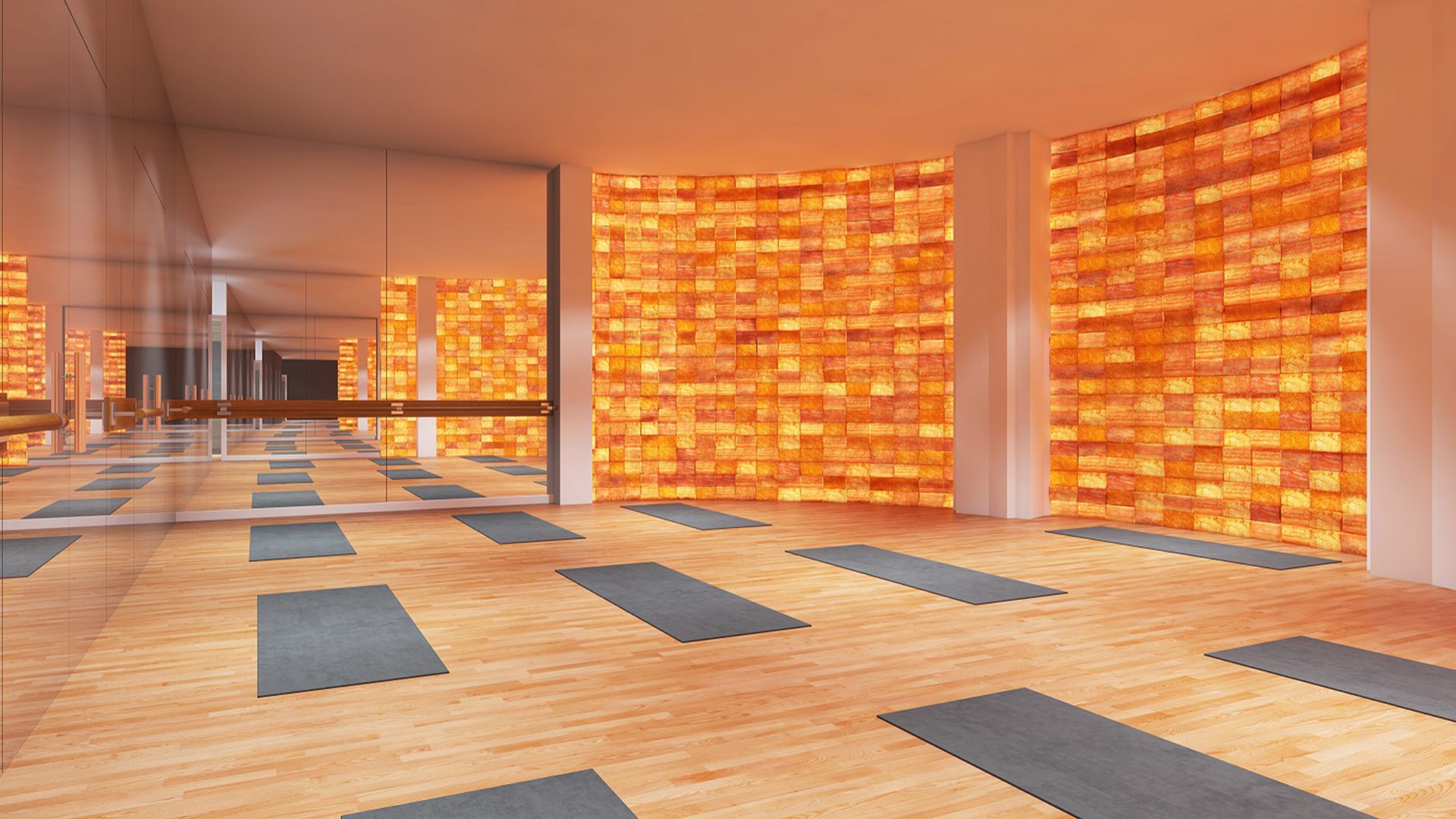 Interior Yoga Room at OPAL Residence Res Care Project