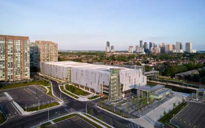 Cooksville GO Transportation Project Exterior Drone Image