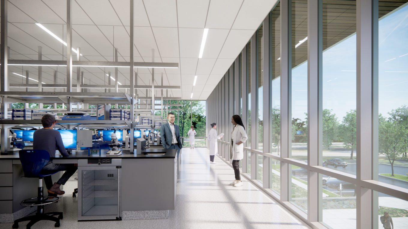Science & Research lab interior