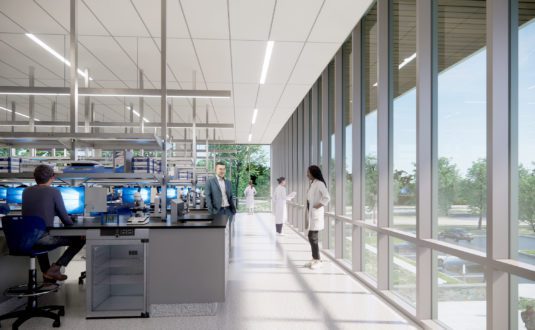 Science & Research lab interior