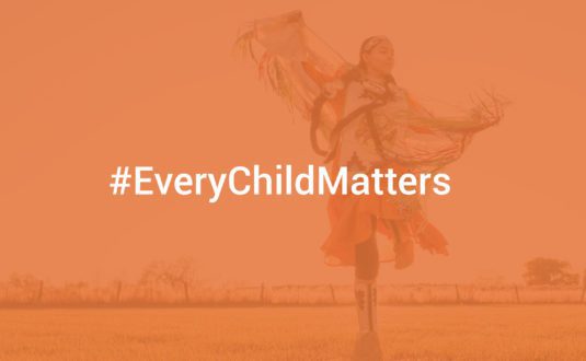 Orange Shirt Day, National Day of Truth and Reconciliation on September 30. Hashtag Every Child Matters
