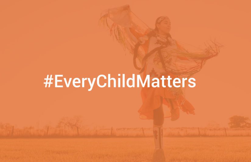Orange Shirt Day, National Day of Truth and Reconciliation on September 30. Hashtag Every Child Matters