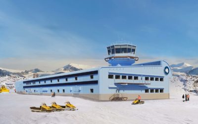 BAS Science and Operations Building at Rothera Research Station. Image HBA BAS Science and Operations Building at Rothera Research Station. Image ©HBA