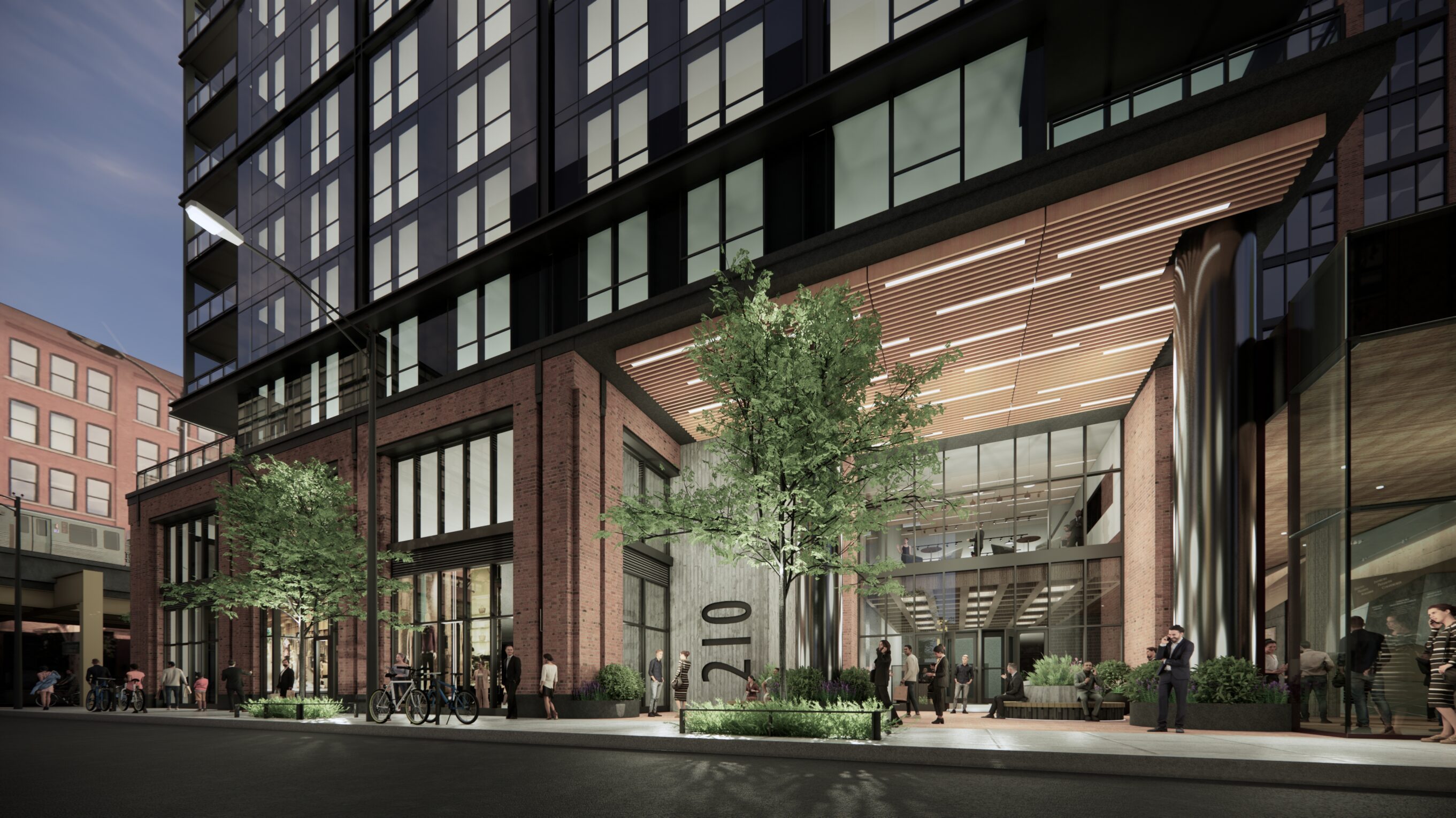 210 N Aberdeen | 18-story Residential Tower Development by NORR